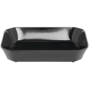 Black Octagon Serving Bowl - 11 4/5"L x 10"W x 2 1/10"H by HUBERT – 11 4/5"L x 10"W x 2 1/10"H, 10.0 liters, Melamine, Black, Model H0183
