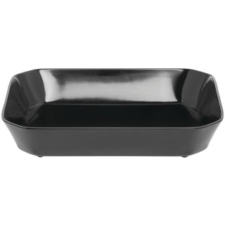Black Octagon Serving Bowl - 11 4/5"L x 10"W x 2 1/10"H by HUBERT – 11 4/5"L x 10"W x 2 1/10"H, 10.0 liters, Melamine, Black, Model H0183