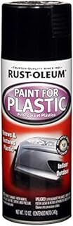 Rust-Oleum 248649 Automotive Paint for Plastics Spray Paint, 12 oz, Gloss Black