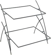 HUBERT Buffet Stand 2-Tier Buffet - 16" L x 15" W x 14 1/2 H