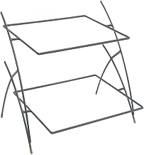 HUBERT Buffet Stand 2-Tier Buffet - 16" L x 15" W x 14 1/2 H