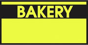 Monarch Yellow Labels with Reversed Black Print Bakery for 1110 1-Line Pricing Gun - 19mmL x 10mmH, 16 Sleeves