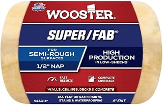240-Pack of 4” x 1/2” Nap Wooster R240 Super/Fab Professional Knit Trim Roller Cover