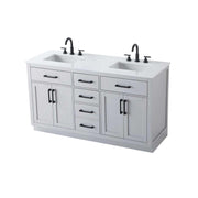 Alden Bathroom Vanity Grey by Lighting Design – Wood, Grey, Model VF29760DGR