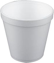 Dart 12SJ20 4.2" Top And 2.7" Bottom Diameter, 3.2" Height 12 oz Insulated Squat Foam Container