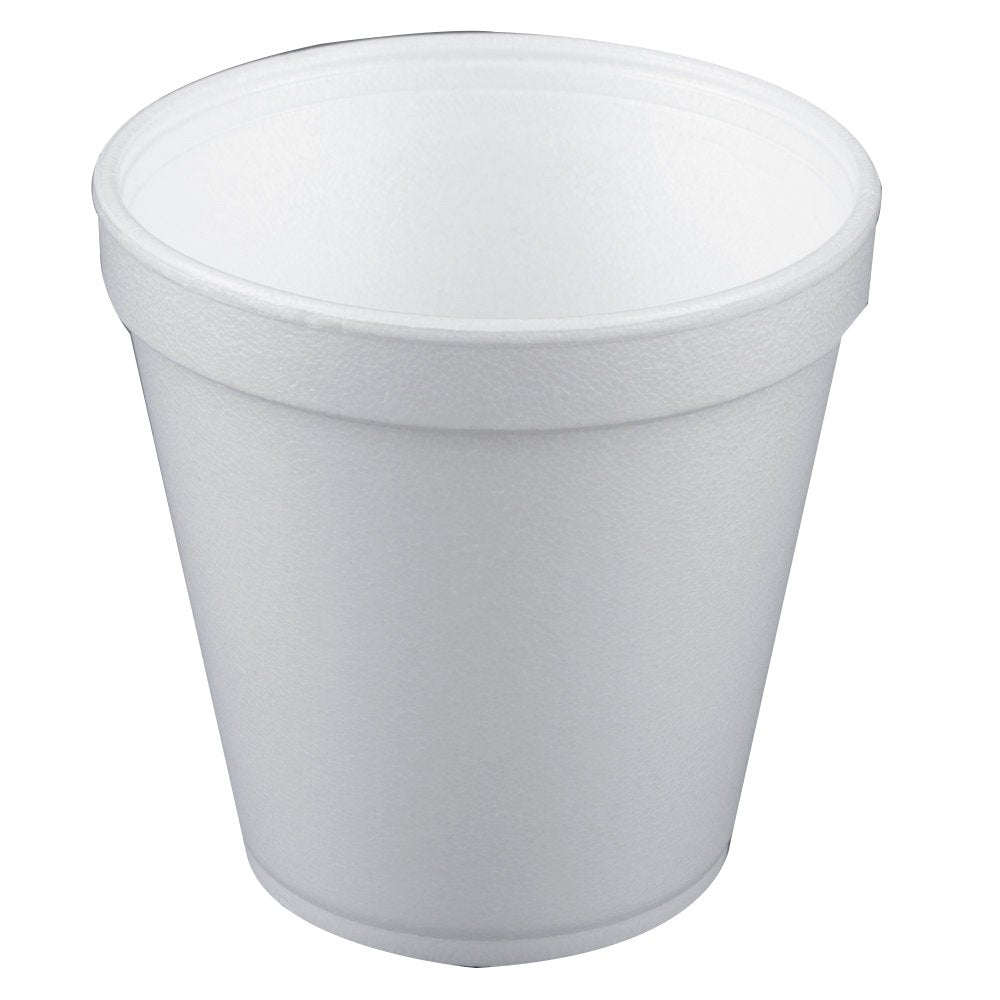 DCC16MJ32 - Foam Containers by DART – 16.0 ounces, Foam, White, Model 1234075