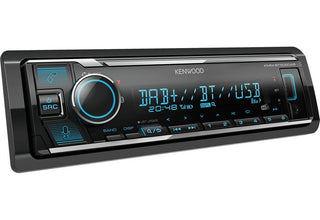 Mechless Digital Media Receiver by Kenwood – Black, Model KMM-BT506DAB