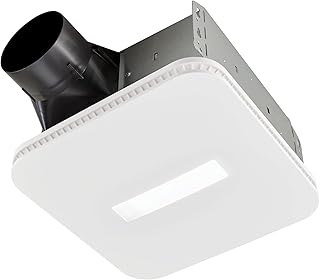 Broan-NuTone Bathroom Exhaust Fan with LED Light, Easy Retrofit, Quiet 1 Sone, 110 CFM