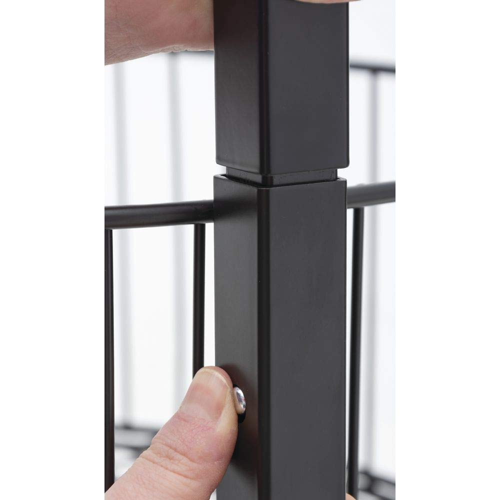 3-Tier Dump Bin - 18"Dia x 49 12/25"H by HUBERT – Metal, Black, Model 60807