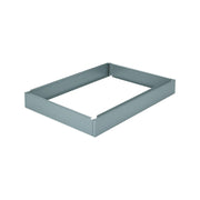 Closed Base for 4996 and 4986 - Gray by Safco – Metal, Gray, Model 4997GRR