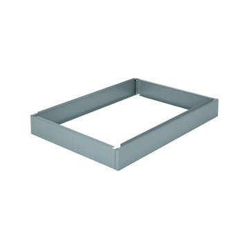 Closed Base for 4996 and 4986 - Gray by Safco – Metal, Gray, Model 4997GRR