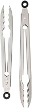KitchenAid Universal Utility and Serving Stainless Steel Kitchen Tongs, Set of 2