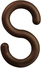 Mr. Chain S-Hook, Acetal Copolymer, 1.5", Brown, 10/Pk