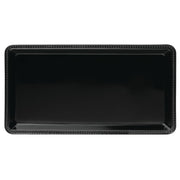 Black Melamine Serving Tray 15"L x 8"W x 2"H by Elite Global Solutions – 15" x 8" x 2", Melamine, Black, Model M1582-B