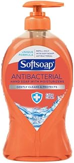 Softsoap Liquid Hand Soap Pump, Antibacterial Crisp Clean, 11.25 Ounce Each (Value Pack of 9)