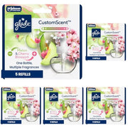 Glade Melon & Cherry Blossom / 3.35 Fl Oz (Pack of 5) / 레드 Electric