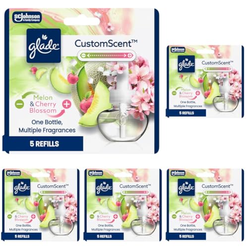 Glade Melon & Cherry Blossom / 3.35 Fl Oz (Pack of 5) / 레드 Electric