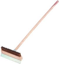 Crestware Pizza Oven Brush,40 in, Brass, Wood POB40-1 Each