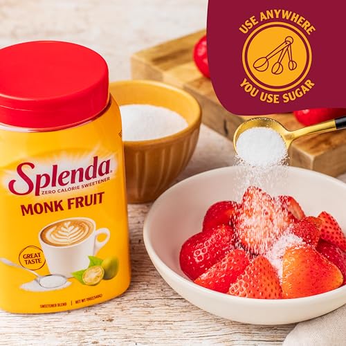 SPLENDA Monk Fruit / 19 Ounce (Pack of 2) / 1 Stevia