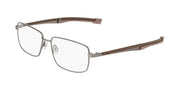 E1181 Matte light gunmetal 55/16/145 MAN Eyewear Frame by Flexon – 55/16/145, Plastic, Matte Light Gunmetal, Model FLEXON E1181