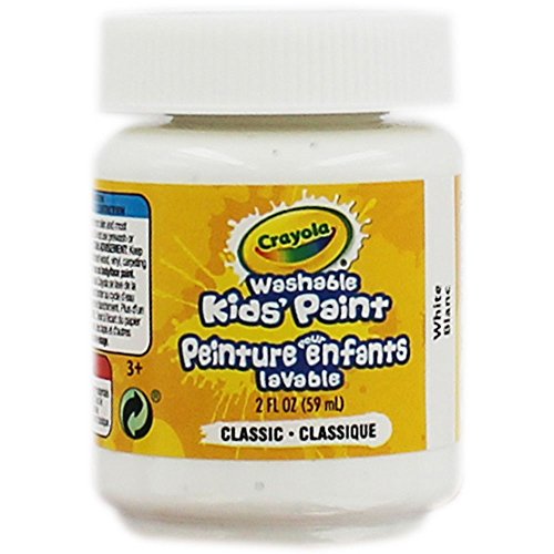 Crayola White / 1 / 2 Fl Oz (Pack of 1) Tempera & Poster Paint