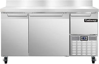 CFA60-BS Freezer Base Worktop Unit, 60" W, With Backsplash