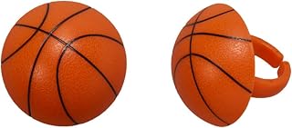 DecoPac Basketball Cupcake Rings - 12 ct