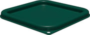 Squares Square Food Storage Container Lid with Stackable Design for Catering by Carlisle FoodService Products – For 2-4 Quart Container, 2.0 quarts, Proprietary Blend, Green