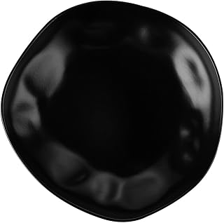 CAC China KCU-B10-BLK Cancun Salad/Pasta Bowl Semi-Matte Black 38oz 10", Set of 12
