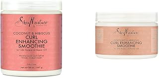 Shea Moisture SheaMoisture Coconut & Hibiscus Curl Enhancing Smoothie for Thick Curly Hair Cream 20 oz & 12 oz Bundle