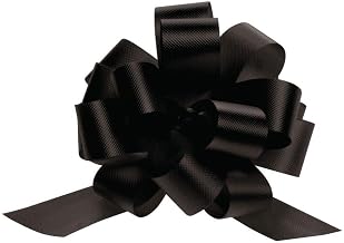 4 (W) Black Pull Bows case of 50, 95311