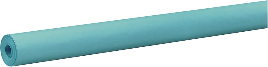 Rainbow Colored Kraft Duo-Finish Paper, Aqua, 36" x 100', 1 Roll