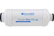 Swash Electric Bidet Seat for Round Toilets and Swash Filter Bundle by Brondell – Stainless Steel, White, Model SE400-RW