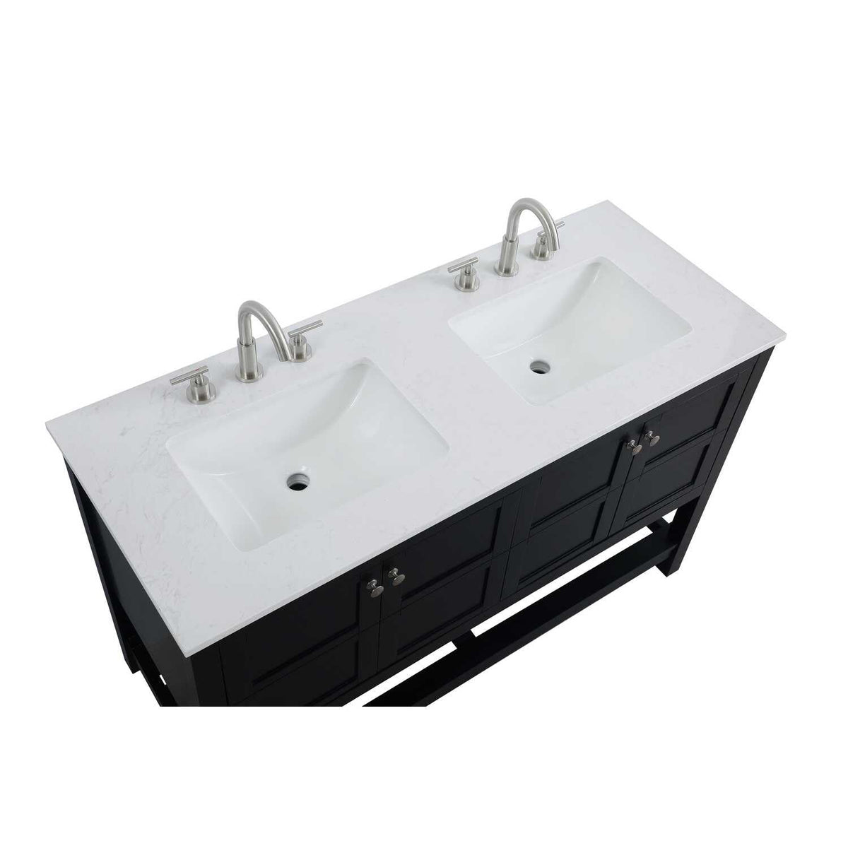 Theo Bathroom Vanity black by Lighting Design – Wood, Black, Model VF16454DBK