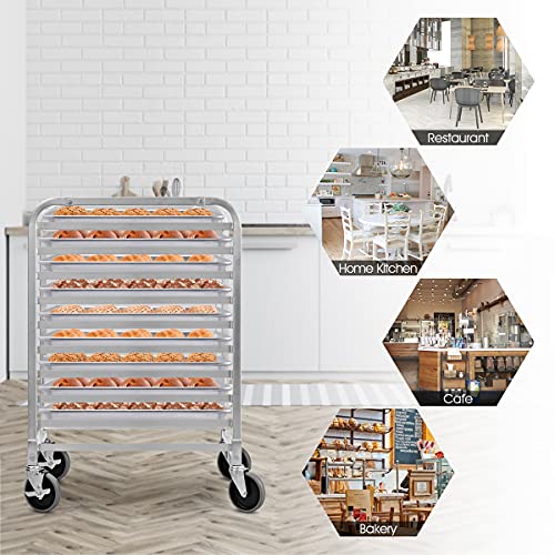 ReunionG 10 Tiers / Silver / Modern Standing Shelf Units