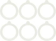 Bormioli Rocco Replacement Rubber Gaskets for Fido Jars, 3.5" Size, Pack of 6