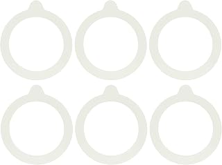 Bormioli Rocco Replacement Rubber Gaskets for Fido Jars, 3.5" Size, Pack of 6