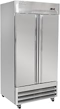 MSD-2DF-BAL-35-X 39 1/2" Two Section Reach In Freezer, (2) Left/Right Hinge Solid Doors, 115v