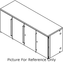Perlick BBRN80 80"W 4 Section Narrow Door Remote Refrigeration Back Bar Cabinet