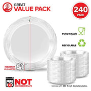 Stock Your Home 240 / 7 Inch / Clear Plates