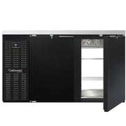 BBC59S-PT Two Section Refrigerated Pass-Thru Back Bar Cooler by Continental Refrigerator – Commercial Grade