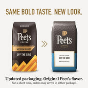 Ground Coffee Medium Roast by Peet's Coffee – 10.5 Ounce (Pack of 1), Model 0785357027657