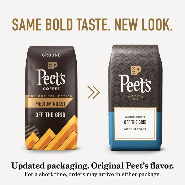 Ground Coffee Medium Roast by Peet's Coffee – 10.5 Ounce (Pack of 1), Model 0785357027657