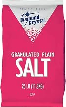 Diamond Crystal Granulated Plain Diamond Salt 25lbs