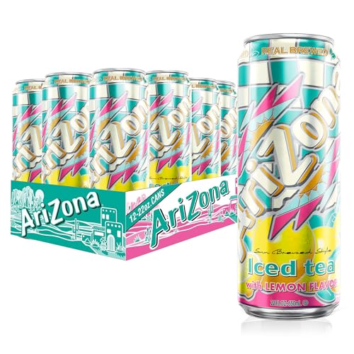AriZona Lemon / 22 Fl Oz (12 Pack) / Lemon Tea Iced Tea