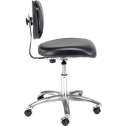 Clean Room Chair by Global Industrial – Vinyl, Black, Model CLR-VDHCH-CR-CC-8540