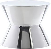 HUBERT Pedestal Display Riser Stainless Steel - 7" Dia x 6" H