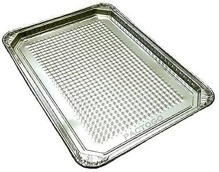 Handi-Foil Oblong Cookie Sheet Pan 16"x12" 25/Pk -Disposable Aluminum Foil Tray (Pack of 25)