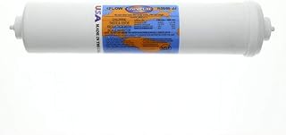 Omnipure K5686-JJ Inline Carbon Filter with Scale Inhibitor and 1/4-Inch QC Straight