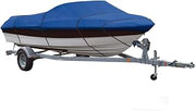 SBU Blue Boat Cover Compatible for Performance Plus Angler/Stick O/B 1985-1986